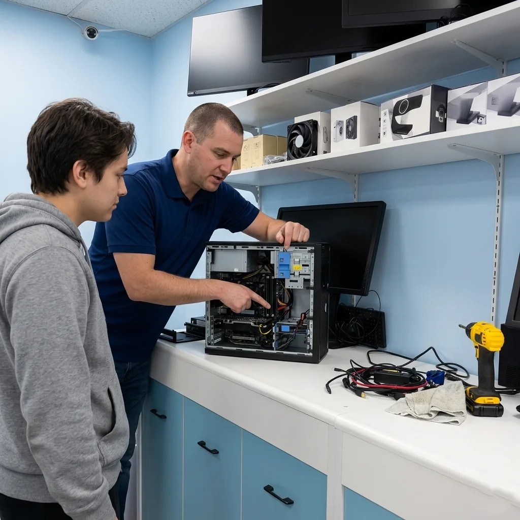 Friendly Technician at Computer Repair Calgary